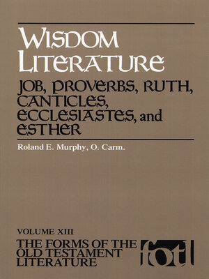 cover image of Wisdom Literature